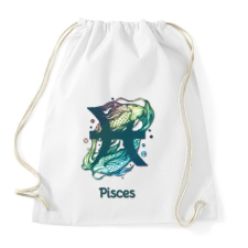 PRINTFASHION Pisces színes - Sportzsák, Tornazsák - Fehér tornazsák