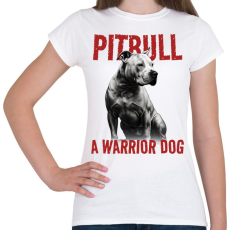 PRINTFASHION Pitbull - Női póló - Fehér