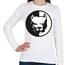 PRINTFASHION pitbull-png-272563 - Női hosszú ujjú póló - Fehér női póló