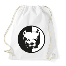PRINTFASHION pitbull-png-272563 - Sportzsák, Tornazsák - Fehér tornazsák