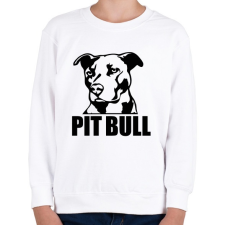 PRINTFASHION pitbull-png-273352 - Gyerek pulóver - Fehér gyerek pulóver, kardigán