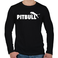 PRINTFASHION Pitbull sport - Férfi hosszú ujjú póló - Fekete
