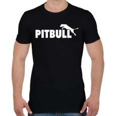PRINTFASHION Pitbull sport - Férfi póló - Fekete