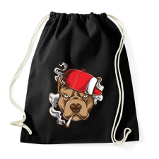 PRINTFASHION Pitbull - Sportzsák, Tornazsák - Fekete tornazsák