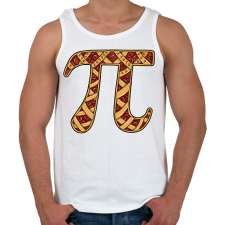 PRINTFASHION Pite pi - Férfi atléta - Fehér atléta, trikó