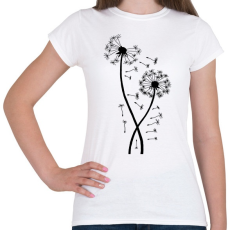 PRINTFASHION Pitypang  - Női póló - Fehér