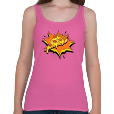 PRINTFASHION Pizza forever - Női atléta - Rózsaszín