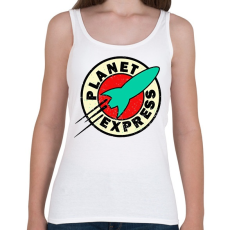 PRINTFASHION Planet express - Női atléta - Fehér
