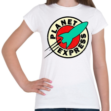 PRINTFASHION Planet express - Női póló - Fehér női póló