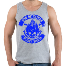 PRINTFASHION Planet Vegeta - Son of Saiyan - Férfi atléta - Sport szürke atléta, trikó