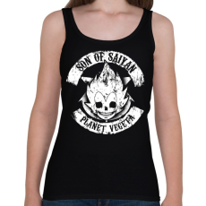 PRINTFASHION Planet Vegeta - Son of Saiyan - Női atléta - Fekete