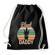PRINTFASHION Plant Daddy - Sportzsák, Tornazsák - Fekete tornazsák