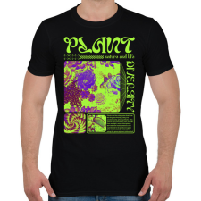 PRINTFASHION Plant - Streetwear - Férfi póló - Fekete férfi póló