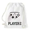 PRINTFASHION Player 2 Xbox One  páros póló - Sportzsák, Tornazsák - Fehér