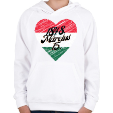 PRINTFASHION png_20230309_232304_0000 - Gyerek kapucnis pulóver - Fehér