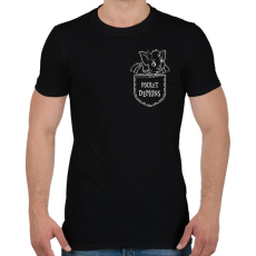 PRINTFASHION Pocket demons - Férfi póló - Fekete