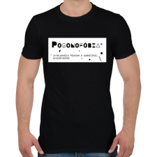 PRINTFASHION Pogonofóbia - Férfi póló - Fekete férfi póló