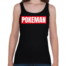 PRINTFASHION POKEMAN - Női atléta - Fekete női trikó