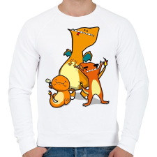PRINTFASHION Pokemon Go - Férfi pulóver - Fehér férfi pulóver, kardigán