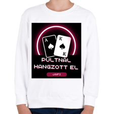 PRINTFASHION póker - Gyerek pulóver - Fehér gyerek pulóver, kardigán