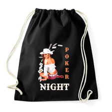 PRINTFASHION POKER NIGHT - Sportzsák, Tornazsák - Fekete tornazsák