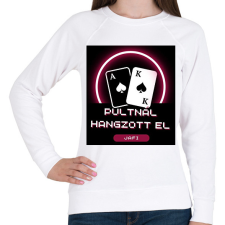PRINTFASHION póker - Női pulóver - Fehér női póló