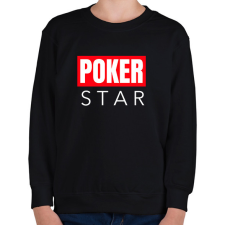PRINTFASHION POKER STAR - Gyerek pulóver - Fekete gyerek pulóver, kardigán
