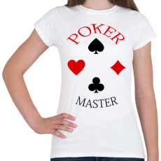 PRINTFASHION pokermaster_1 - Női póló - Fehér