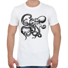 PRINTFASHION polip - Férfi póló - Fehér