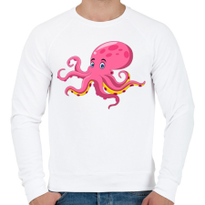PRINTFASHION polip - Férfi pulóver - Fehér férfi pulóver, kardigán