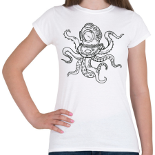 PRINTFASHION Polip - Női póló - Fehér női póló