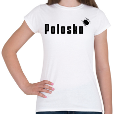 PRINTFASHION Poloska  - Női póló - Fehér