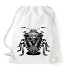 PRINTFASHION Poloska rajz - Sportzsák, Tornazsák - Fehér tornazsák