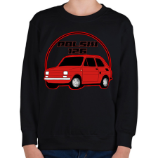 PRINTFASHION Polski - Gyerek pulóver - Fekete gyerek pulóver, kardigán