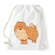 PRINTFASHION Pomerániai törpespicc - Sportzsák, Tornazsák - Fehér tornazsák