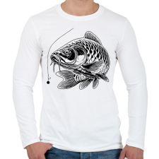 PRINTFASHION ponty - Férfi hosszú ujjú póló - Fehér férfi póló