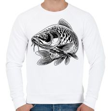 PRINTFASHION ponty - Férfi pulóver - Fehér