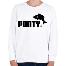 PRINTFASHION Ponty - Gyerek pulóver - Fehér
