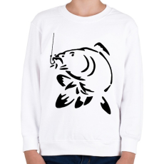 PRINTFASHION ponty  horgászat - Gyerek pulóver - Fehér
