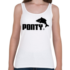 PRINTFASHION Ponty - Női atléta - Fehér