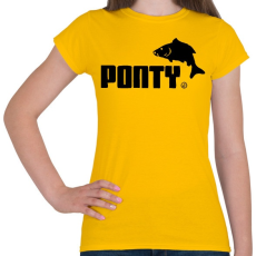 PRINTFASHION Ponty - Női póló - Sárga