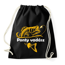 PRINTFASHION Pontyász - Sportzsák, Tornazsák - Fekete tornazsák