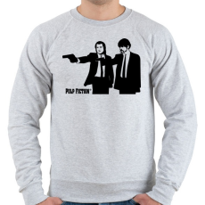 PRINTFASHION Ponyveregény - Férfi pulóver - Sport szürke