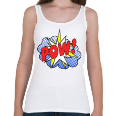 PRINTFASHION POOOOWWW - Női atléta - Fehér