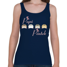 PRINTFASHION Popó péntek - Női atléta - Sötétkék