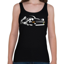 PRINTFASHION Porsche 911 - Női atléta - Fekete női trikó