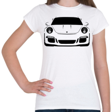 PRINTFASHION Porsche 911 - Női póló - Fehér női póló