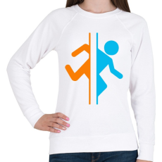 PRINTFASHION Portal - Női pulóver - Fehér