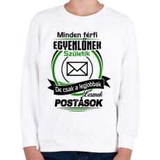 PRINTFASHION Postás - Gyerek pulóver - Fehér