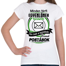 PRINTFASHION Postás - Női póló - Fehér